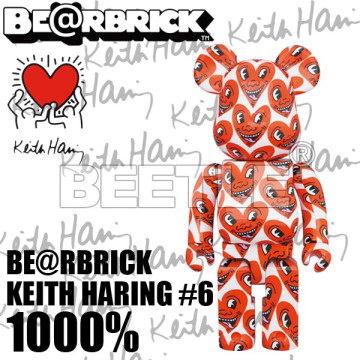BEETLE BE@RBRICK KEITH HARING #6 凱斯哈林 藝術家 愛心 塗鴉 庫柏力克熊 1000%
