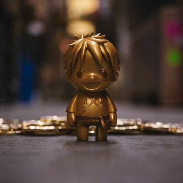 BEETLE KOKIES X BAIT X ONE PIECE LUFFY 蒙其 D 魯夫 海賊王 航海王 公仔 金色