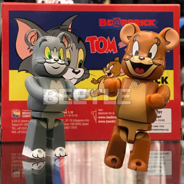 BEETLE BE@RBRICK BEARBRICK TOM AND JERRY 湯姆與傑利 組合 庫柏力克熊 100%