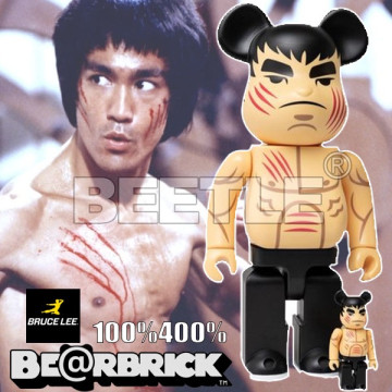 BEETLE BE@RBRICK BRUCE LEE BAIT KANO 李小龍 死亡遊戲 SDCC 100 400%