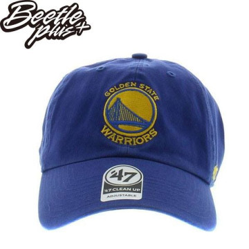 BEETLE 47 BRAND 老帽 金州勇士 GOLDEN STATE WARRIORS NBA 藍 CLEAN UP