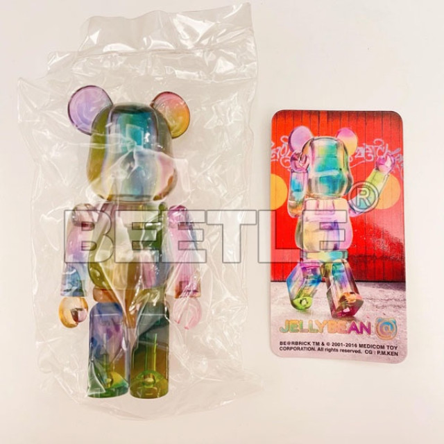 BEETLE BE@RBRICK BEARBRICK S32 JELLYBEAN 庫柏力克熊 果凍 彩色 100%