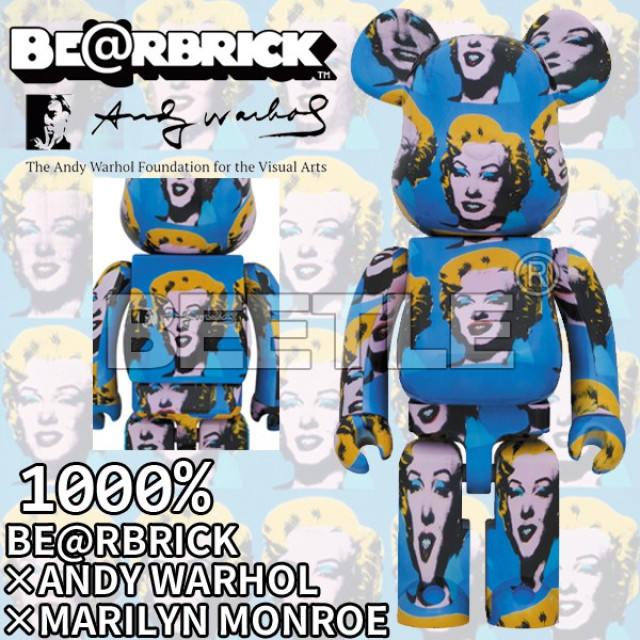 BEETLE BE@RBRICK ANDY WARHOL 安迪沃荷 瑪麗蓮夢露 MARILYN MONROE 1000%
