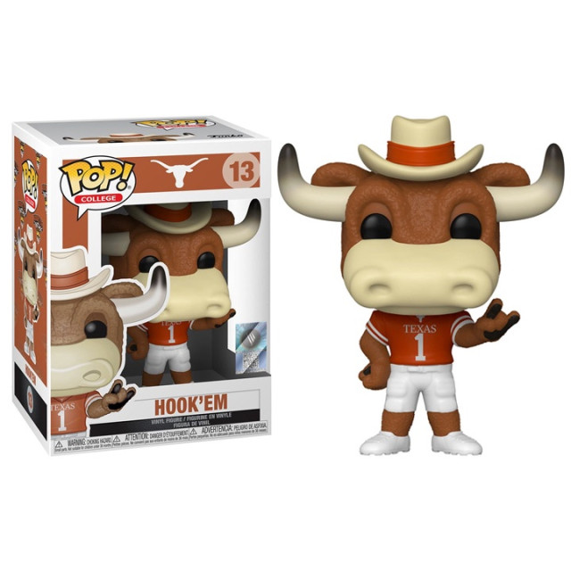 BEETLE FUNKO POP COLLEGE MASCOTS 吉祥物 TEXAS 德克薩斯大學 HOOK'EM