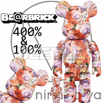 BEETLE BE@RBRICK MIKA NINAGAWA 蜷川實花 彩色 玫瑰 ROSE 四代 100 400%