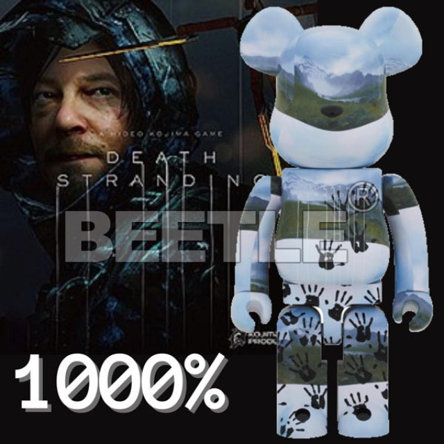 BEETLE BE@RBRICK BEARBRICK DEATH STRANDING 死亡擱淺 遊戲 1000％