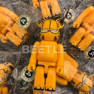 BEETLE BE@RBRICK BEARBRICK S36 加菲貓 GARFILED CUTE 庫柏力克熊 100%