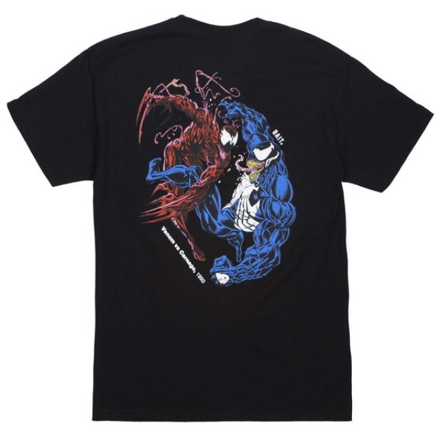 BEETLE BAIT X MARVEL VENOM CARNAGE TEE 猛毒 毒液 血蜘蛛 黑色 短T 漫威
