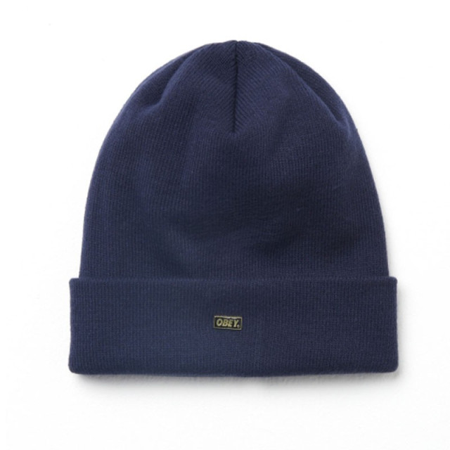 BEETLE OBEY SURPLUS BEANIE NAVY 深藍 小標 藍 毛帽 美國品牌 寒流專用 超保暖 正版