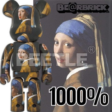 BEETLE BE@RBRICK 戴珍珠耳環的少女 GIRL WITH PEARL EARRING 1000%