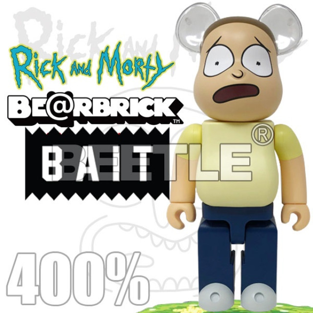 BEETLE BE@RBRICK BAIT RICK AND MORTY 莫蒂 BEARBRICK 庫柏力克熊 400%
