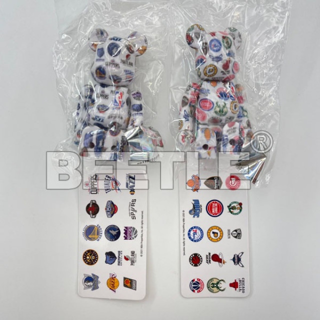 BEETLE BE@RBRICK S42 盒抽 NBA WEST EAST 東區 西區 一對 2入 庫柏力克熊 100%