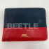 瑕疵品 展示品 BEETLE  OBEY GENTRY DEUCE BI-FOLD WALLET 深藍 紅 皮夾 短夾