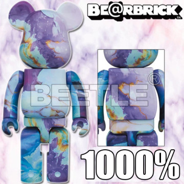 BEETLE BE@RBRICK PATTERN 渲染 雲彩 紫色 大理石 MARBLE 庫柏力克熊 1000%