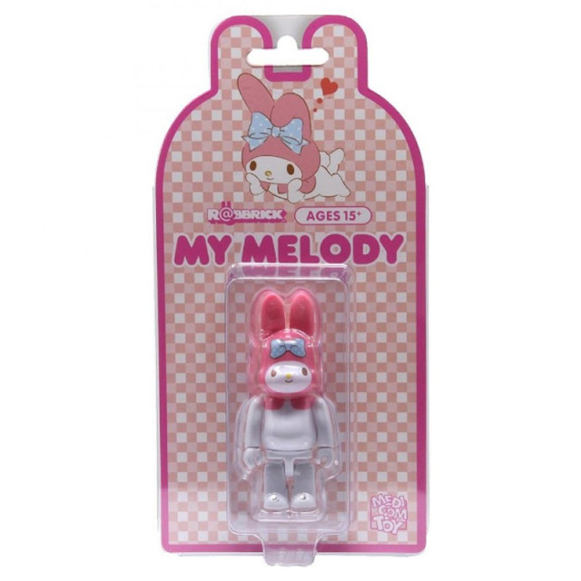 BEETLE R@BBRICK 三麗鷗 SANRIO 美樂蒂 MELODY 兔耳 庫柏力克熊 吊卡 100%