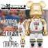 BEETLE BE@RBRICK MICHAEL JORDAN 麥可 喬丹 白 金色 電鍍 美國隊 100 400%