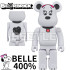 BEETLE BE@RBRICK BELLE 貝兒 PEANUTS 史努比 SNOOPY 妹妹 庫柏力克熊 400%