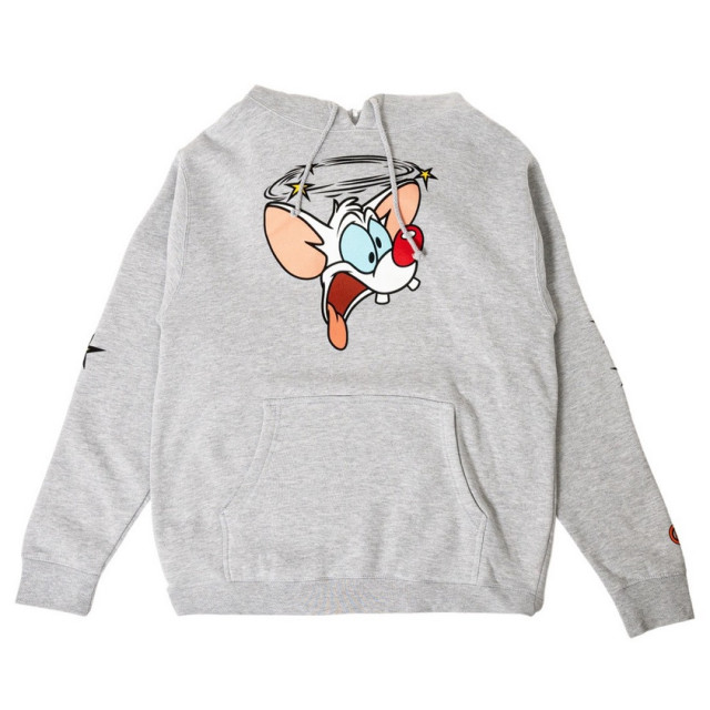 BEETLE BAIT PINKY AND THE BRAIN 兩隻老鼠打天下 HOODY 帽踢 帽T 灰色