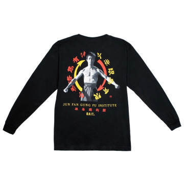 BEETLE BAIT X BRUCE LEE 聯名 李小龍 振藩國術館 黑色 長袖 TEE 衛衣 薄長袖 美版