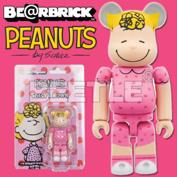 BEETLE BE@RBRICK PEANUTS 史努比 SNOOPY SALLY BROWN 莎莉布朗 100%