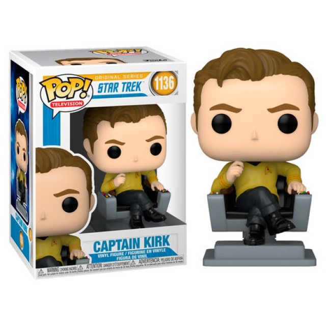 BEETLE FUNKO POP 星際爭霸戰 STAR TREK CAPTAIN KIRK 椅子 星艦迷航記 1136