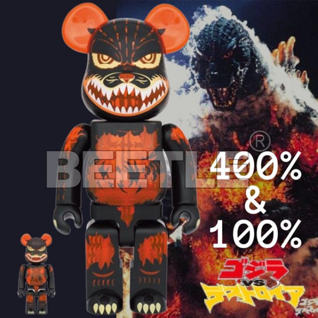 BEETLE BE@RBRICK GODZILLA 熔岩哥吉拉 透明 哥吉拉 紅蓮哥吉拉 庫柏力克熊 100% 400%