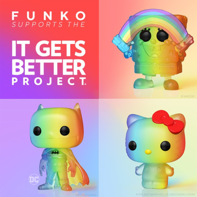 BEETLE FUNKO POP 蝙蝠俠 海綿寶寶 凱蒂貓 KITTY PRIDE 2020 RAINBOW 彩虹