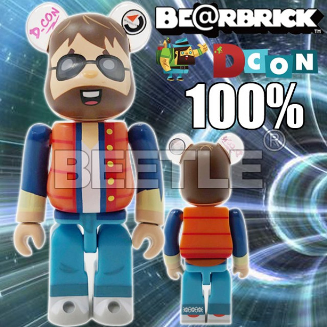 BEETLE BE@RBRICK 2020 DCON VIP限定 BACK TO THE FUTURE 回到未來 100%
