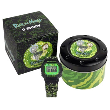 BEETLE卡西歐 CASIO G-SHOCK RICK AND MORTY 手錶 瑞克與莫蒂 DW5600RM21-1