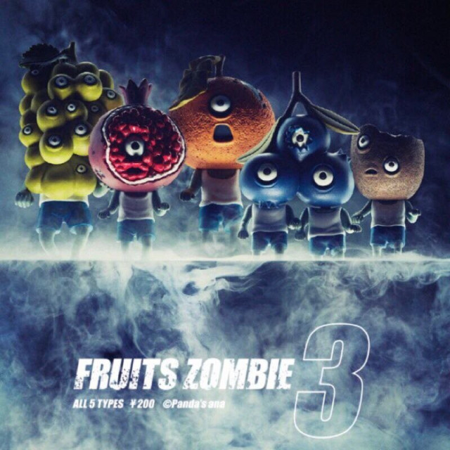 BEETLE 水果殭屍 殭屍水果3 水果人 熊貓之穴 藍莓 奇異果 石榴 橘子 白葡萄 3代 不拆售 扭蛋 大全套