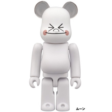 BEETLE BE@RBRICK LINE FRIENDS 饅頭人 MOON ムーン 吊卡 庫柏力克熊 100%