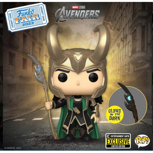 BEETLE FUNKO POP 漫威 AVENGERS LOKI W/ SCEPTER 洛基 復仇者聯盟 夜光版