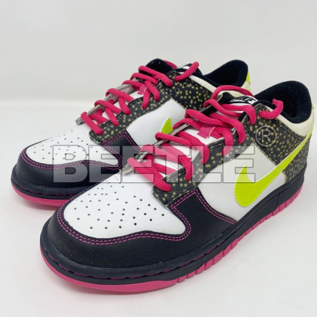 特價 BEETLE PLUS 全新 NIKE DUNK LOW GS 黑白 星星 萊姆綠 309601-174