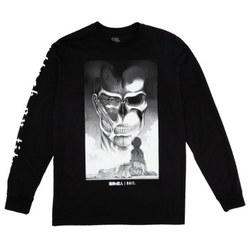 BEETLE BAIT 進擊的巨人 ARMIN 阿爾敏 TITAN SLEEVE TEE 黑色 薄長袖 衛衣 美版 代購