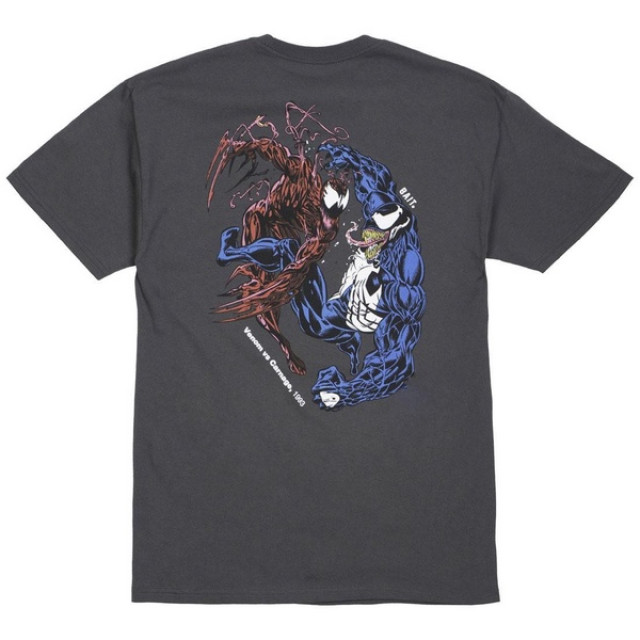 BEETLE BAIT X MARVEL VENOM CARNAGE TEE 猛毒 毒液 血蜘蛛 灰色 短T 漫威 深灰