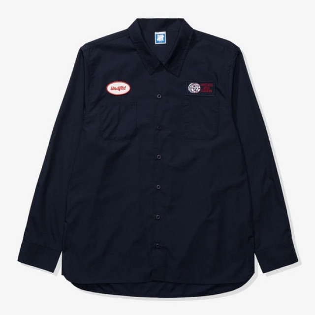 BEETLE UNDEFEATED L/S WORK SHIRT 長袖 工作 工裝 襯衫 深藍 NAVY UNDFTD