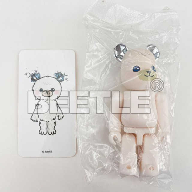 BEETLE BE@RBRICK BEARBRICK S39 鑽石熊 庫柏力克熊 39代 盒抽 銀耳熊 100%