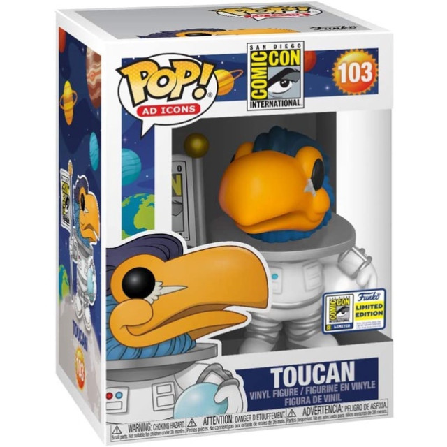 BEETLE FUNKO POP AD ICONS TOUCAN 太空人 2020 SDCC 限定 大嘴鳥 103