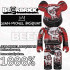 BEETLE BE@RBRICK 巴斯奇亞 JEAN MICHEL BASQUIAT #5 紅色 1000%