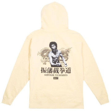 BEETLE BAIT BRUCE LEE 聯名 李小龍 鵝黃 帽踢 帽T HOODY 長袖 黑 LOGO 振藩截拳道