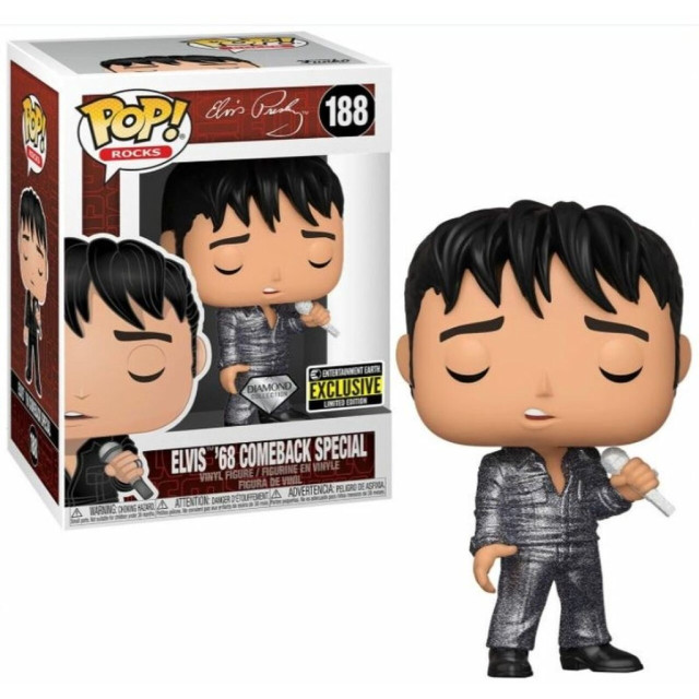 BEETLE FUNKO POP ELVIS PRESLEY 貓王 68 COMEBACK SPECIAL 限定 貼紙