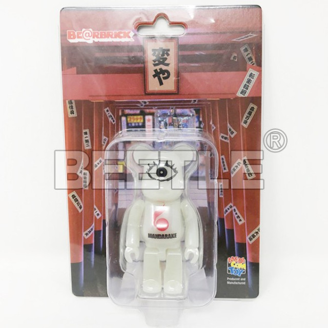 BEETLE BE@RBRICK MEDICOM BEARBRICK MANDARAKE 100% 玩具店限定 夜光