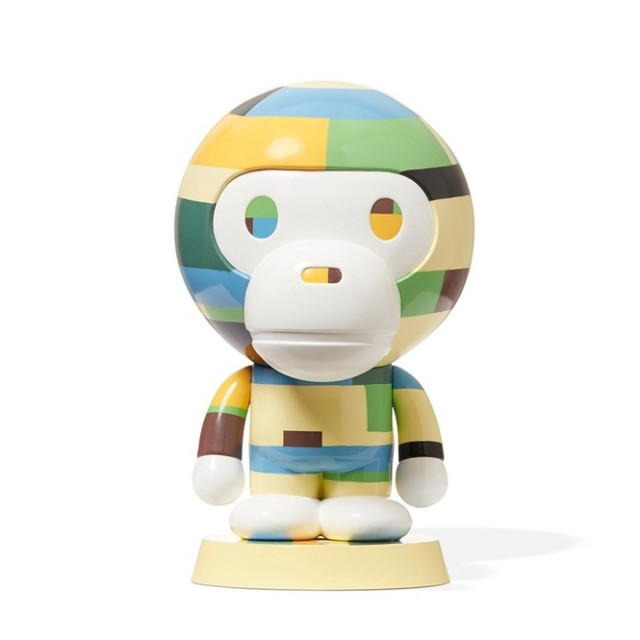 BEETLE BAPE BAIT BABY MILO 25週年 聯名 8吋 公仔 ADAM LISTER 色塊 藝術家