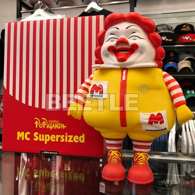 BEETLE RON ENGLISH SUPERSIZED 限量 SDCC 麥胖 陳菊 麥當勞 原色 公仔