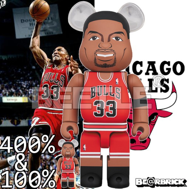 BEETLE BE@RBRICK NBA LEGENDS 傳奇球星 PIPPEN 皮朋 庫柏力克熊 100 400%