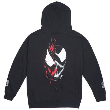 BEETLE BAIT MARVEL VENOM CARNAGE FACE 猛毒 毒液 蜘蛛 半人臉 黑 帽T 復仇者