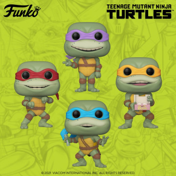 BEETLE FUNKO POP 忍者龜 TMNT 電影 黏液的秘密 李奧納多 拉斐爾 多納太羅 米開朗基羅 二代