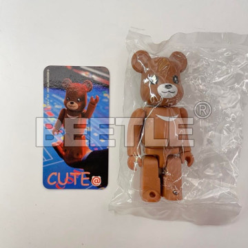BEETLE BE@RBRICK SERIES2 S2 2代 CUTE 咖啡熊 庫柏力克熊 100%