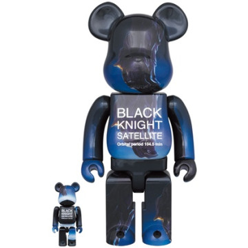 BEETLE BE@RBRICK 黒騎士衛星 BLACK KNIGHT SATELLITE 限定 100 400%