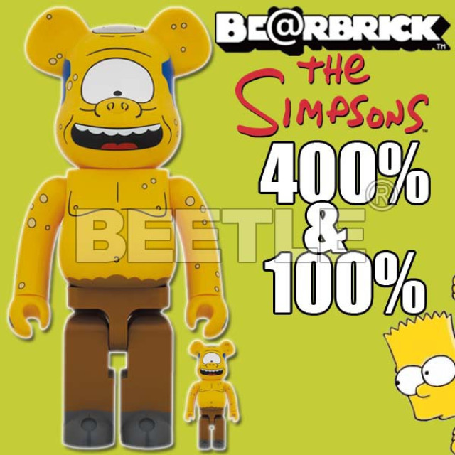 BEETLE BE@RBRICK SIMPSONS 辛普森 SIMPSONS CYCLOPS 獨眼巨人 100 400%
